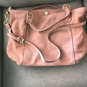 G.i.l.i.  Got it love it. Suede handbag